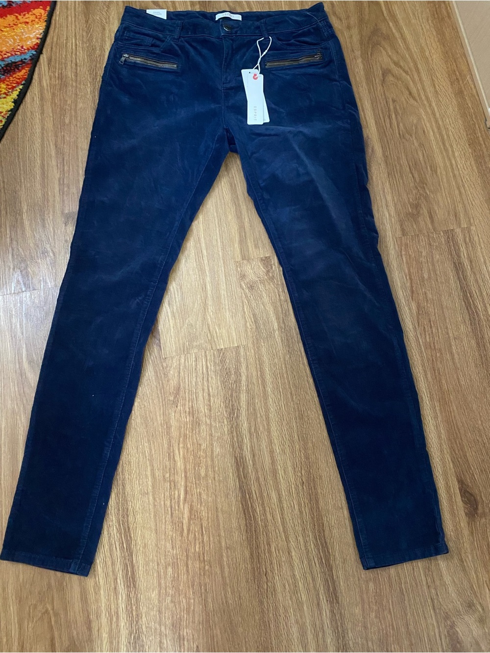 NWT Sprit Women’s Navy Light Corduroy Skinny Fit Jeans